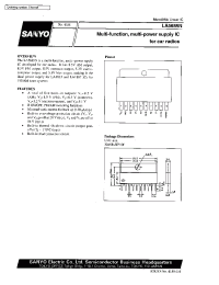 Datasheet LA5685 manufacturer Sanyo