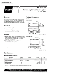 Datasheet LA7411 manufacturer Sanyo