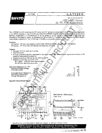 Datasheet LA7520N manufacturer Sanyo