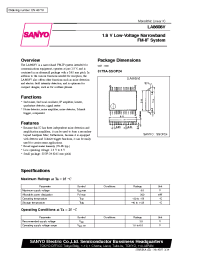 Datasheet LA8608V manufacturer Sanyo