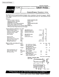 Datasheet LB1216 manufacturer Sanyo
