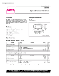 Datasheet LB1696 manufacturer Sanyo
