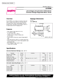 Datasheet LB1839M manufacturer Sanyo