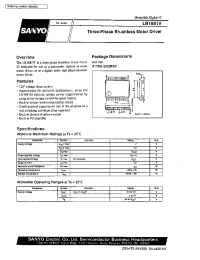 Datasheet LB1881V manufacturer Sanyo