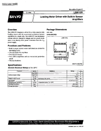 Datasheet LB8112V manufacturer Sanyo