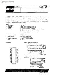 Datasheet LC3101 manufacturer Sanyo