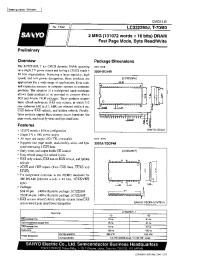 Datasheet LC322260J manufacturer Sanyo