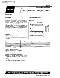 Datasheet LC331632M-12 manufacturer Sanyo