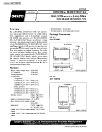 Datasheet LC35256AT-10LV manufacturer Sanyo