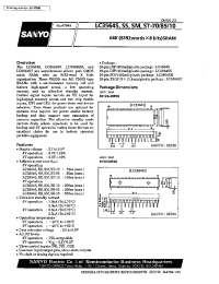 Datasheet LC3564SS manufacturer Sanyo