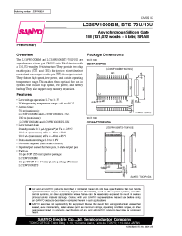 Datasheet LC35W1000BTS-10U manufacturer Sanyo
