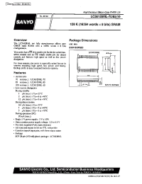 Datasheet LC36128ML-70 manufacturer Sanyo