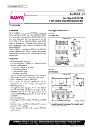 Datasheet LC651102N manufacturer Sanyo