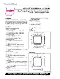 Datasheet LC72342G manufacturer Sanyo