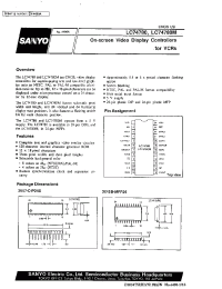 Datasheet LC74780M manufacturer Sanyo
