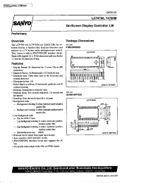 Datasheet LC74795M manufacturer Sanyo