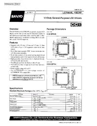 Datasheet LC75823W manufacturer Sanyo