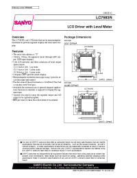 Datasheet LC7583N manufacturer Sanyo