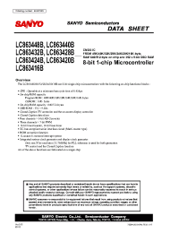 Datasheet LC863428B manufacturer Sanyo