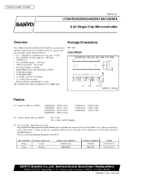 Datasheet LC864512A manufacturer Sanyo