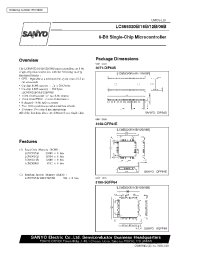Datasheet LC865012B manufacturer Sanyo