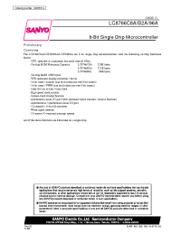 Datasheet LC8766B2A manufacturer Sanyo