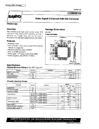 Datasheet LC89081Q manufacturer Sanyo