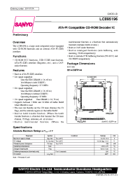 Datasheet LC895196 manufacturer Sanyo