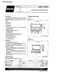 Datasheet LC89971M manufacturer Sanyo