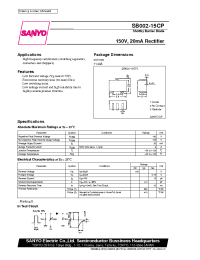 Datasheet SB002-15CP manufacturer Sanyo