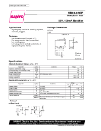 Datasheet SB01-05CP manufacturer Sanyo