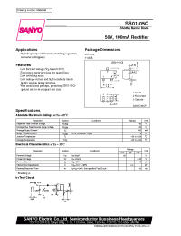 Datasheet SB01-05Q manufacturer Sanyo