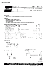 Datasheet SB01W05S manufacturer Sanyo