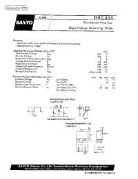 Datasheet SB02-03C manufacturer Sanyo