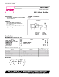Datasheet SB02-09NP manufacturer Sanyo