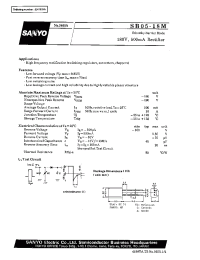Datasheet SB05-18M manufacturer Sanyo