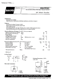 Datasheet SB05W05C manufacturer Sanyo
