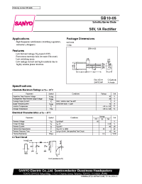 Datasheet SB10-05P manufacturer Sanyo