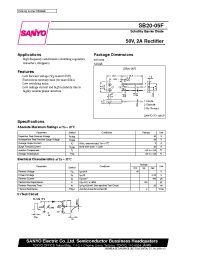 Datasheet SB20-05 manufacturer Sanyo
