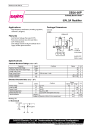 Datasheet SB20-05P manufacturer Sanyo