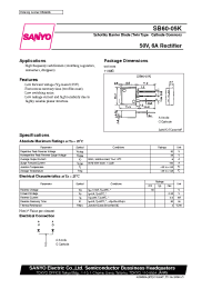 Datasheet SB60-05K manufacturer Sanyo
