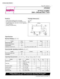 Datasheet STK4432 manufacturer Sanyo