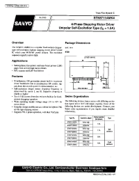 Datasheet STK6711AMK4 manufacturer Sanyo