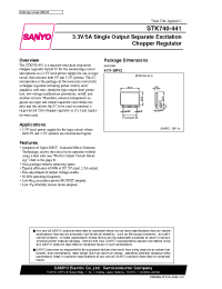 Datasheet STK740-411 manufacturer Sanyo
