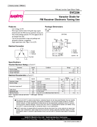 Datasheet SVC236 manufacturer Sanyo