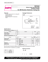 Datasheet SVC342 manufacturer Sanyo