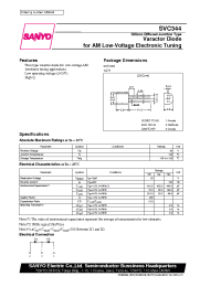 Datasheet SVC344 manufacturer Sanyo