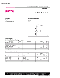 Datasheet SVD101 manufacturer Sanyo