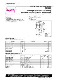Datasheet TS7990 manufacturer Sanyo