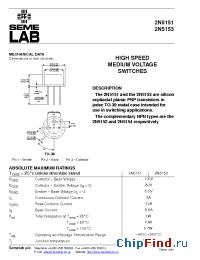 Datasheet 2N5153 manufacturer SemeLAB